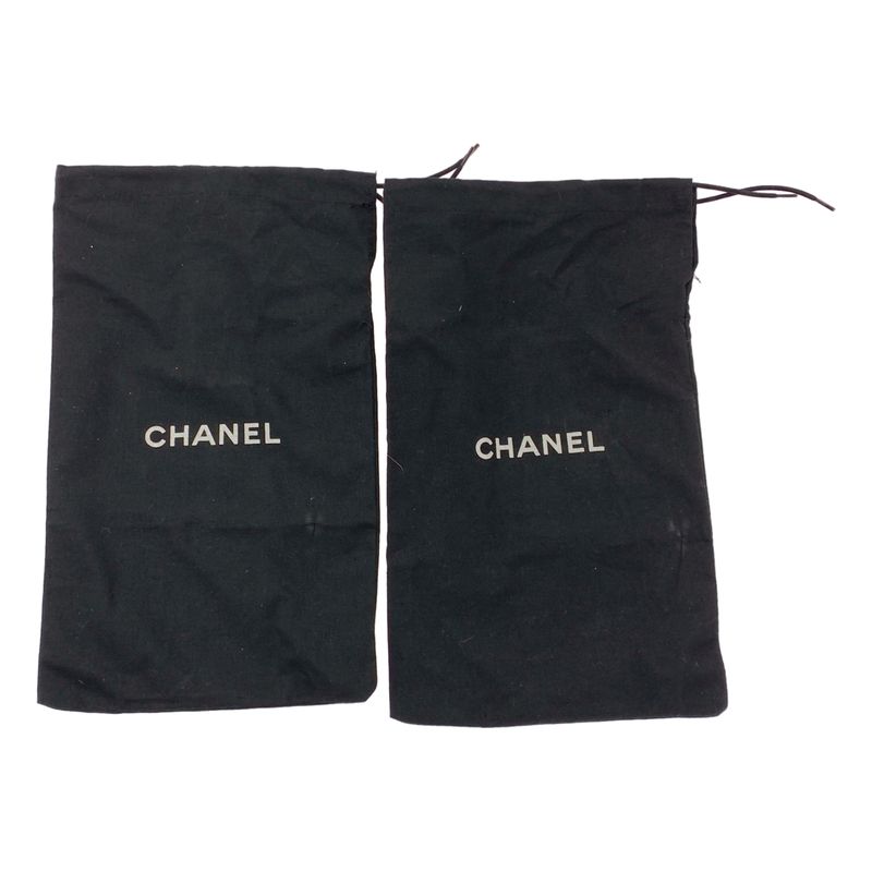 Chanel Coco Mark Quilted Suede Sneakers 37 White — view 7