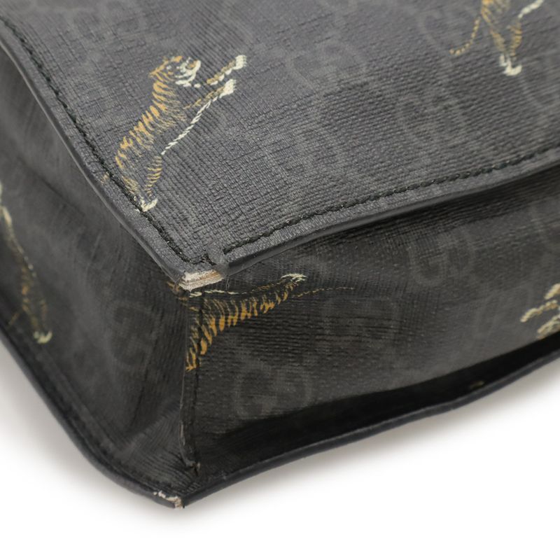 Gucci GG Supreme Taiga Webline Tote Bag 2way Shoulder Crossbody — view 3