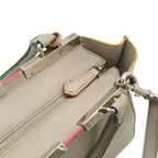 Fendi Petit Trois Jour Handbag Mini Bag 2-Way Shoulder Leather Sand Beige — view 5