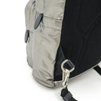 Prada Triangle Logo Body Bag Shoulder Crossbody Nylon Leather Ferro — view 4