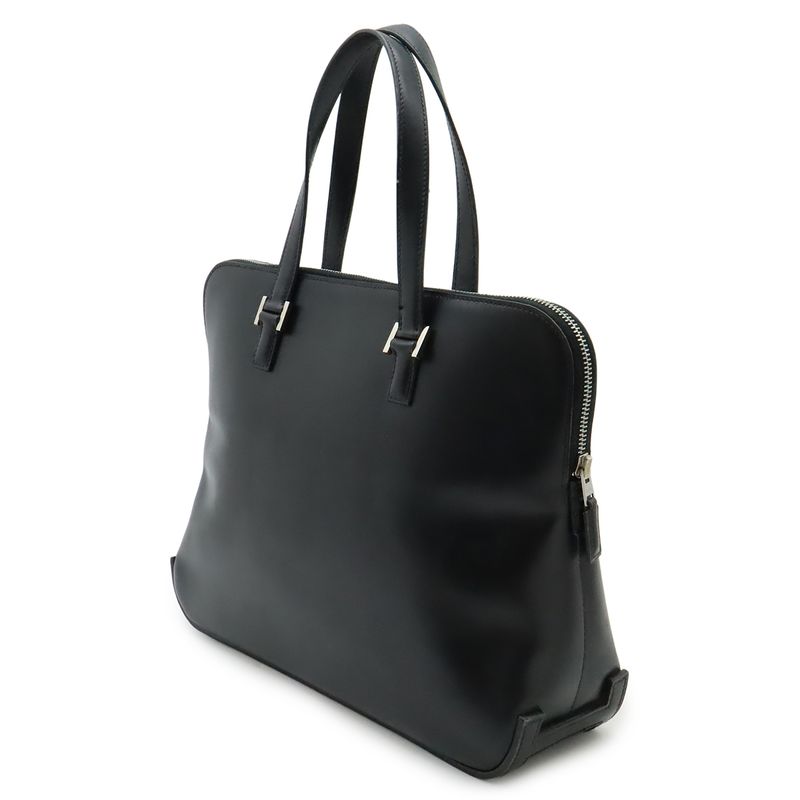 Hermes Escapada Tote Box Calf Leather Black Silver — view 2