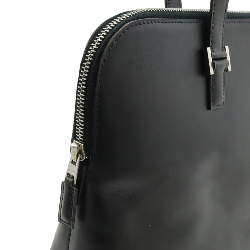 Hermes Escapada Tote Box Calf Leather Black Silver — view 5