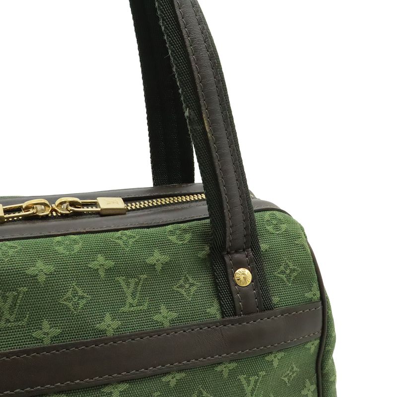 Louis Vuitton Monogram Mini Josephine PM Handbag Canvas Leather TST Khaki Green — view 8