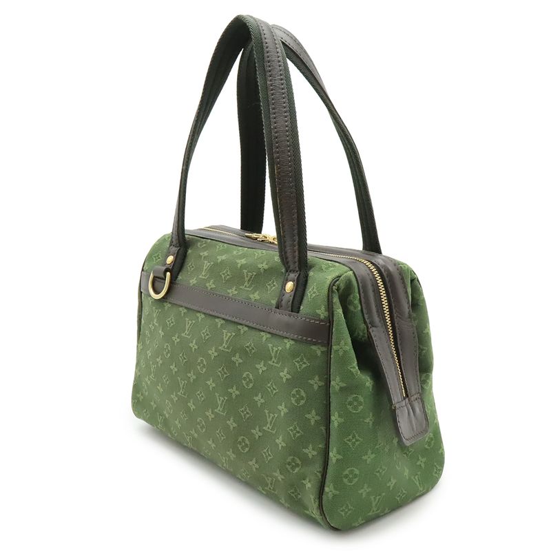 Louis Vuitton Monogram Mini Josephine PM Handbag Canvas Leather TST Khaki Green — view 2