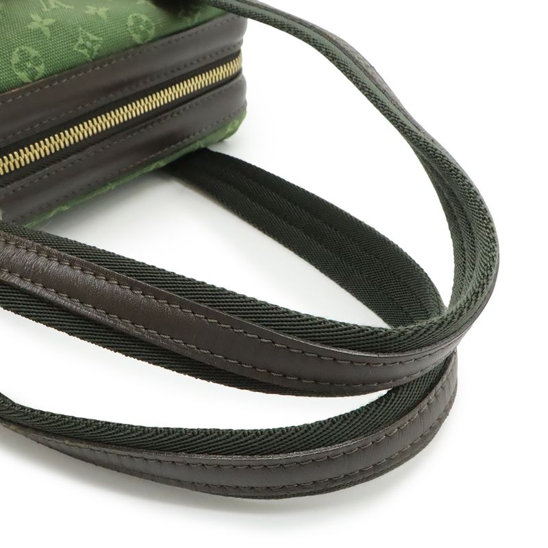 Louis Vuitton Monogram Mini Josephine PM Handbag Canvas Leather TST Khaki Green — view 4