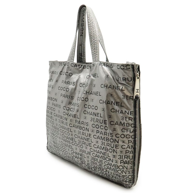 Chanel Unlimited Logo Tote Bag Large Shoulder Semi — view 2