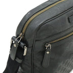Gucci GG Imprime Shoulder Bag Pochette Crossbody Leather Black — view 6