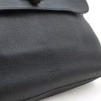 Gucci Bamboo Daily Leather Top Handle Bag Handbag 2-Way Shoulder Black — view 8