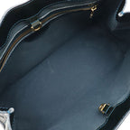 Louis Vuitton Monogram Vernis Wilshire PM Tote Enamel Calf Blue — view 7