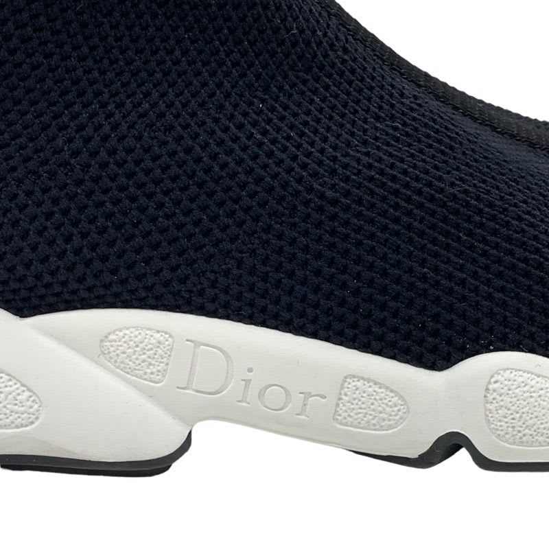 Christian Dior Sneakers Socks Shoes Logo Fabric Black — view 8