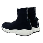 Christian Dior Sneakers Socks Shoes Logo Fabric Black — view 4