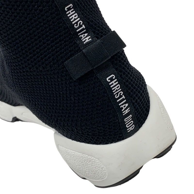Christian Dior Sneakers Socks Shoes Logo Fabric Black — view 7