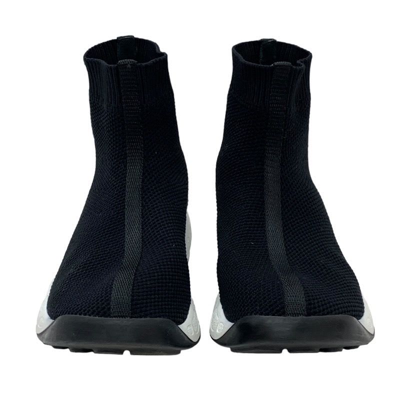 Christian Dior Sneakers Socks Shoes Logo Fabric Black — view 2