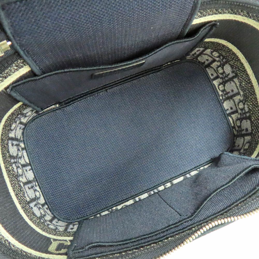 Dior Travel Vanity Medium Navy Oblique Bag With Mitzah — view 4