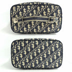 Dior Travel Vanity Medium Navy Oblique Bag With Mitzah — view 3