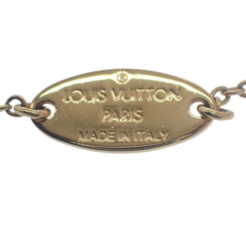 Louis Vuitton Flower Collier Louisette Necklace Pendant Metal Gold — view 9