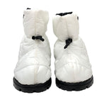 Prada Boots Short Snow Shoes Logo Nylon White — view 2