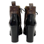 Louis Vuitton Star Trail Line Monogram Short Boots Ankle Lace Up Black — view 5