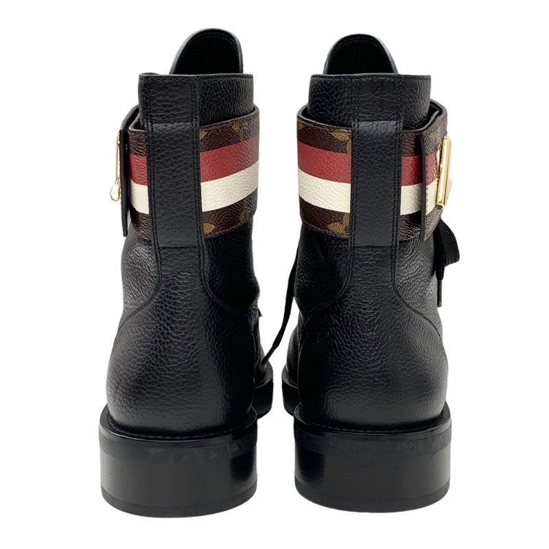 Louis Vuitton Wonderland Line Monogram Short Boots Ankle Lace Up Belt — view 5
