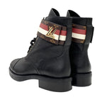 Louis Vuitton Wonderland Line Monogram Short Boots Ankle Lace Up Belt — view 4