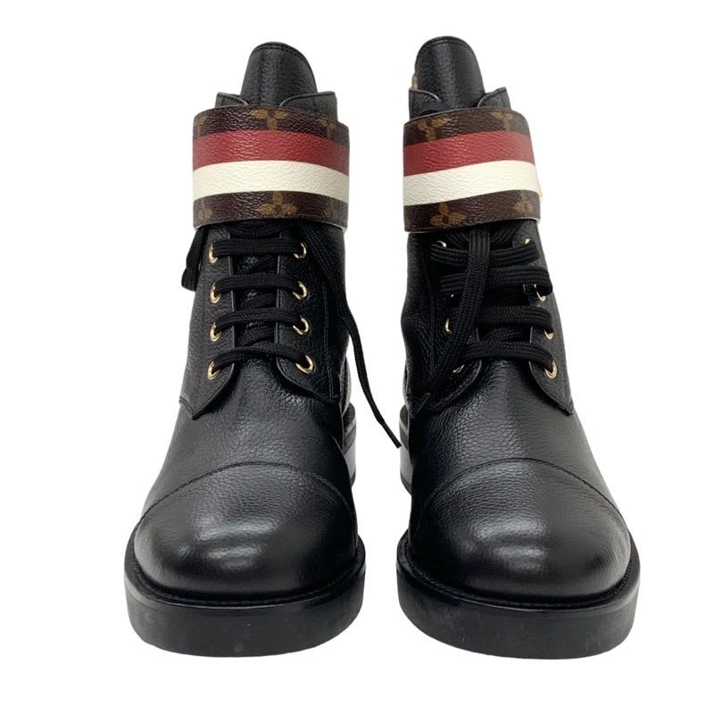 Louis Vuitton Wonderland Line Monogram Short Boots Ankle Lace Up Belt — view 2