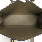 Hermes Sac Vero Etoupe Silver Hardware Taurillon Clemence Tote Bag — view 7