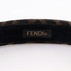 Fendi Headband Zucca Nylon Canvas Brown — view 5