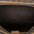 Celine Small Bow Sling Bag Brown Macadam Canvas — view 8