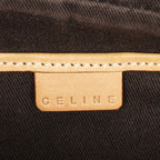 Celine Small Bow Sling Bag Brown Macadam Canvas — view 9