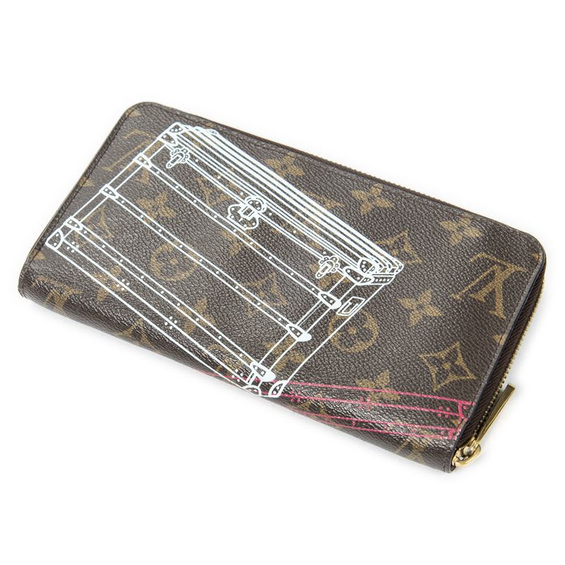 Louis Vuitton Zippy Wallet Brown Monogram Canvas — view 2