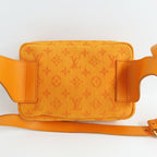 Louis Vuitton Bum Bag Outdoor Monogram Denim Orange — view 3