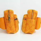 Louis Vuitton Bum Bag Outdoor Monogram Denim Orange — view 5
