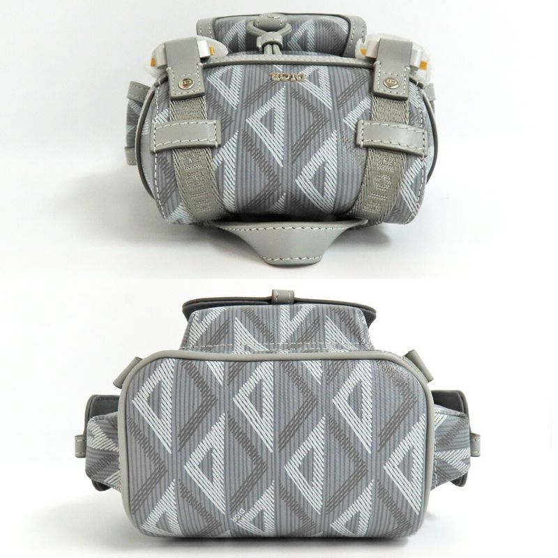 Dior Hit The Road Mini Backpack 2 cdp Gray CD Diamond Rucksack — view 5