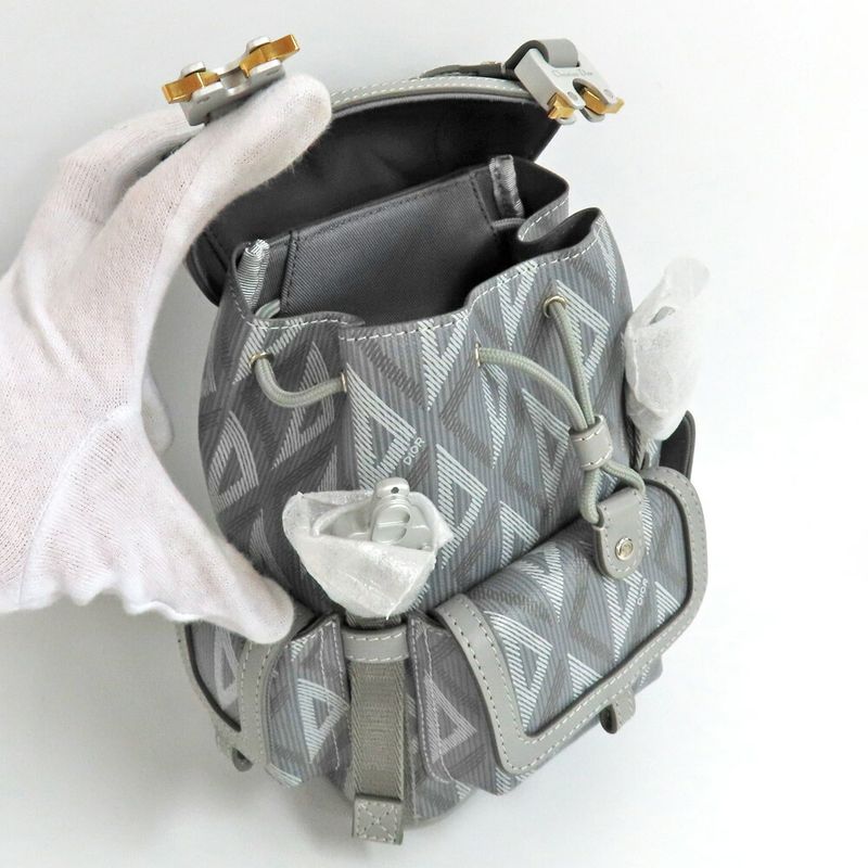 Dior Hit The Road Mini Backpack 2 cdp Gray CD Diamond Rucksack — view 6