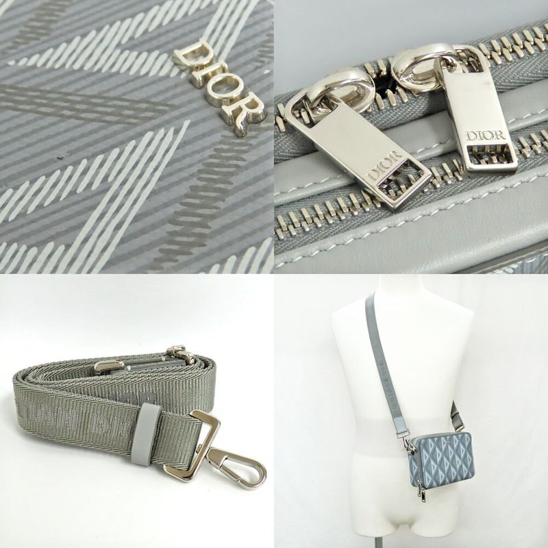 Dior Messenger Bag 2 dco Gray CD Diamond — view 9