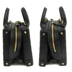 Chanel Small Vanity Case Chain Shoulder Bag As3344 Black Gold Hardware — view 5