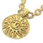 Chanel Necklace Coco Mark Sun Motif GP — view 3