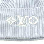 Louis Vuitton Knit Hat Beanie Headline Wool Blue Ciel — view 3
