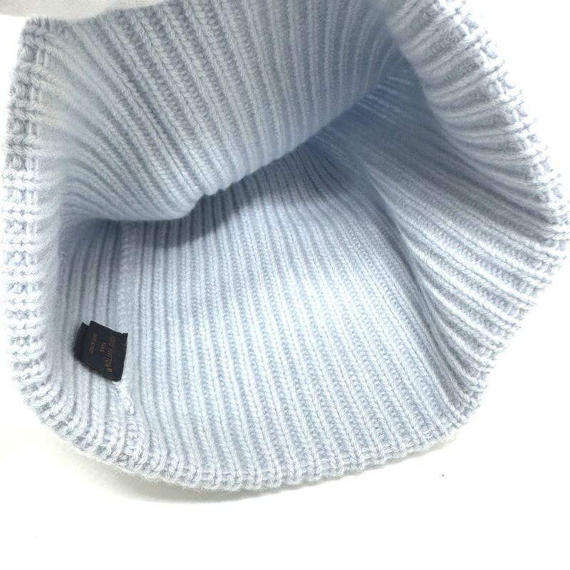 Louis Vuitton Knit Hat Beanie Headline Wool Blue Ciel — view 7