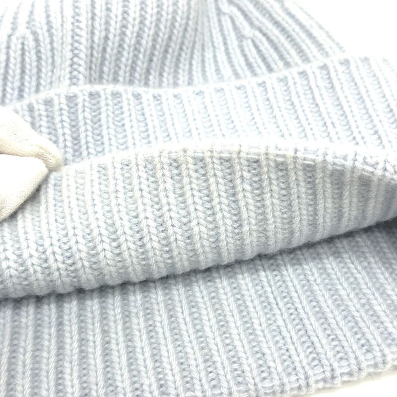 Louis Vuitton Knit Hat Beanie Headline Wool Blue Ciel — view 6