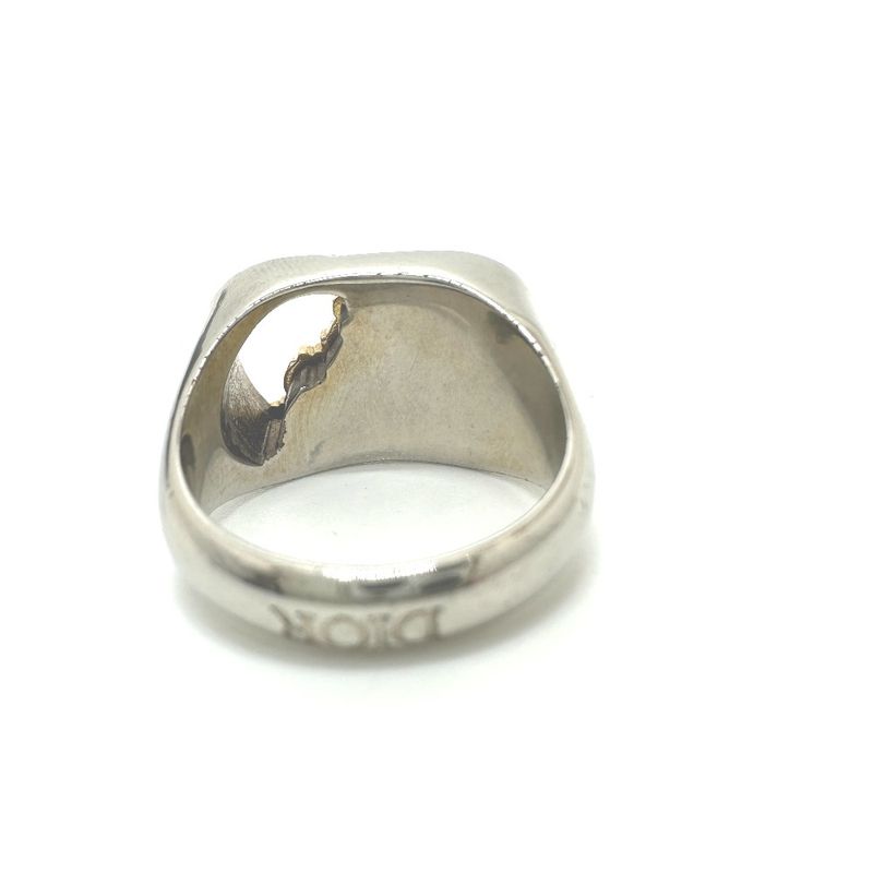 Dior Ring CD Metal Silver — view 9