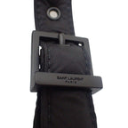 Saint Laurent LE 5 A7 Crossbody Fabi1 Shoulder Bag Nylon Black — view 9