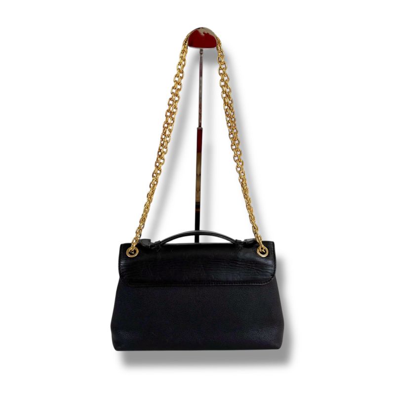 Louis Vuitton Monogram Shadow Very Chain Bag 2-Way Noir Black Leather