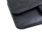 Chanel Coin Case Classic Zip Fragment Ap2570 Quilted Caviar Leather Coco — view 3