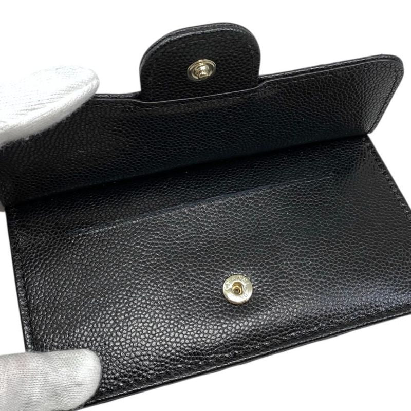 Chanel Coin Case Classic Zip Fragment Ap2570 Quilted Caviar Leather Coco — view 6