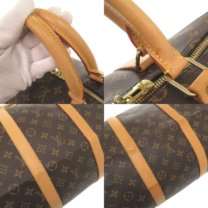 Louis Vuitton Keepall 55 Monogram Brown Boston Bag 0692