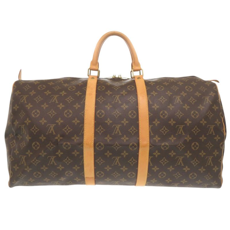 Louis Vuitton Keepall 55 Monogram Brown Boston Bag 0692