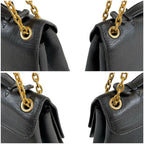 Louis Vuitton Monogram Shadow Very Chain Bag 2-Way Noir Black Leather