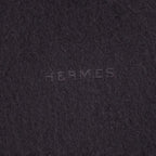 Hermes Muffler Shawl Fringe 100% Cashmere Scarf — view 4