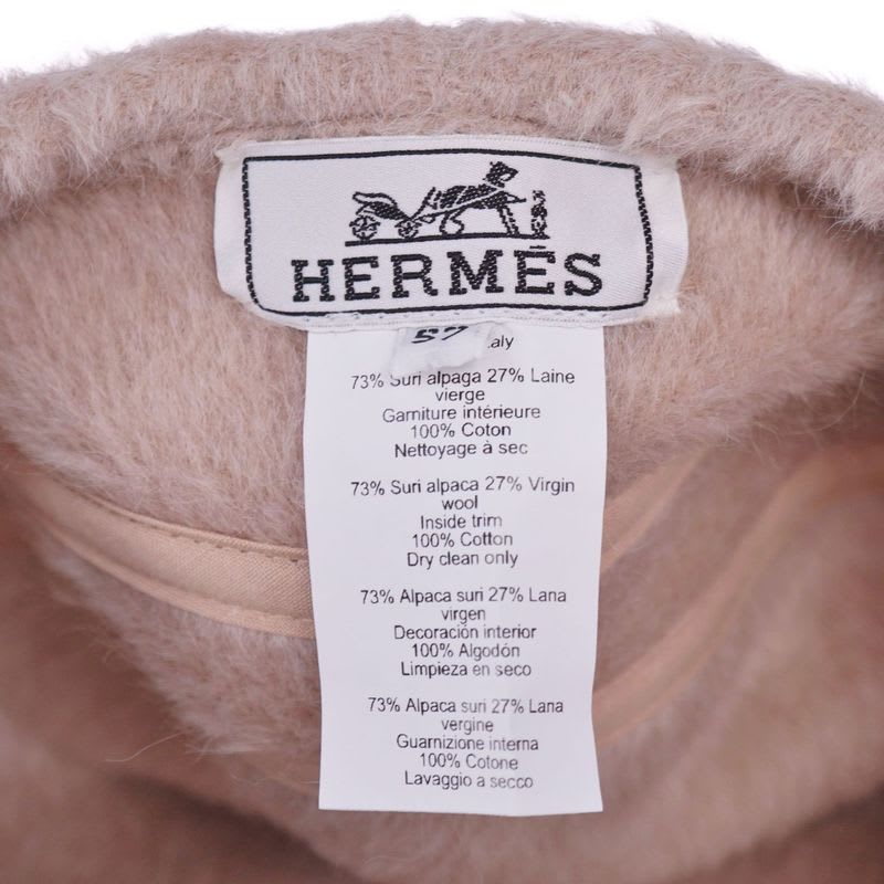 Hermes Beret Saint Honore Serie Alpaca Wool — view 8